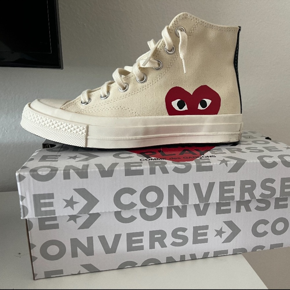 Comes de garçon converse high tops